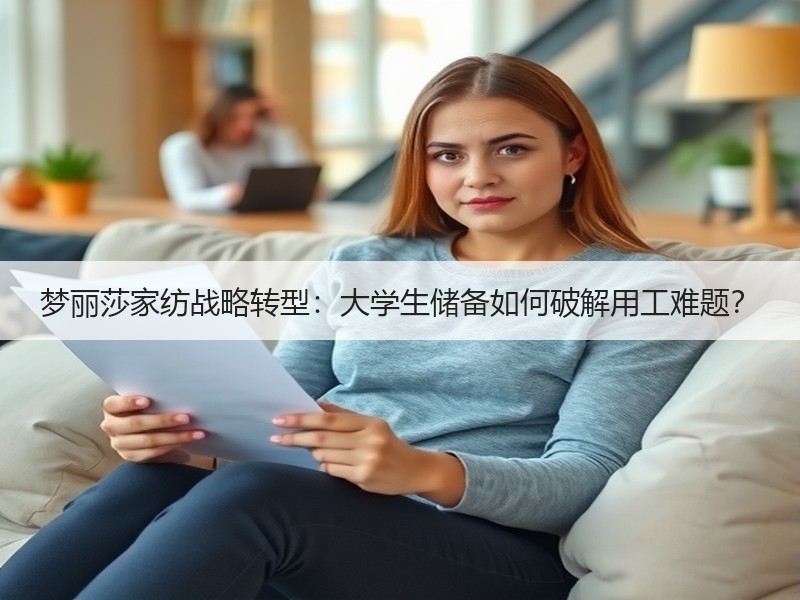 梦丽莎家纺战略转型：大学生储备如何破解用