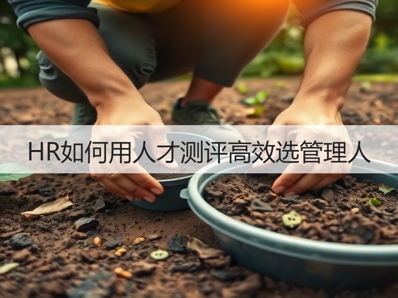 HR如何用人才测评高效选管理人