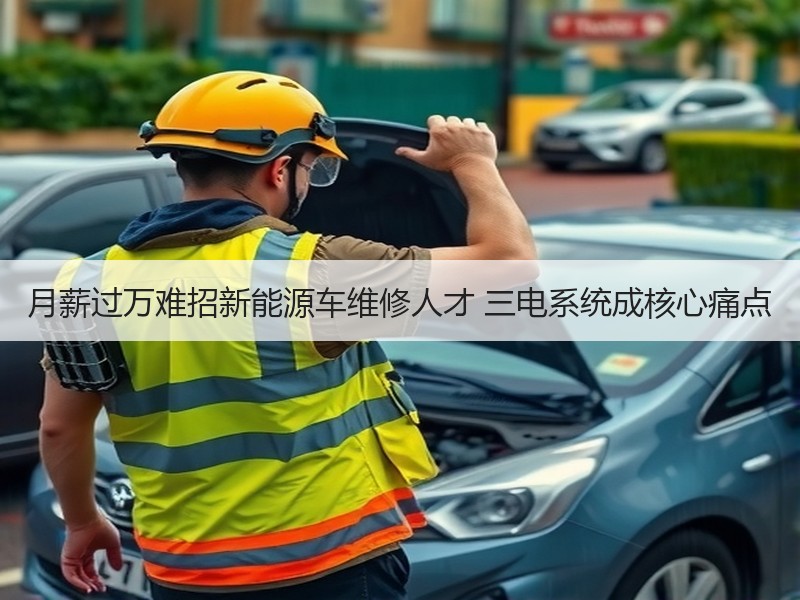 月薪过万难招新能源车维修人才 三电系统成