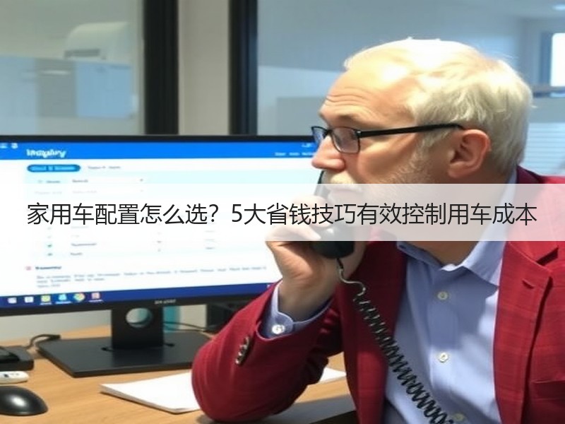 家用车配置怎么选？5大省钱技巧有效控制用