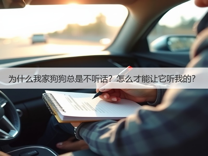 为什么我家狗狗总是不听话？怎么才能让它听