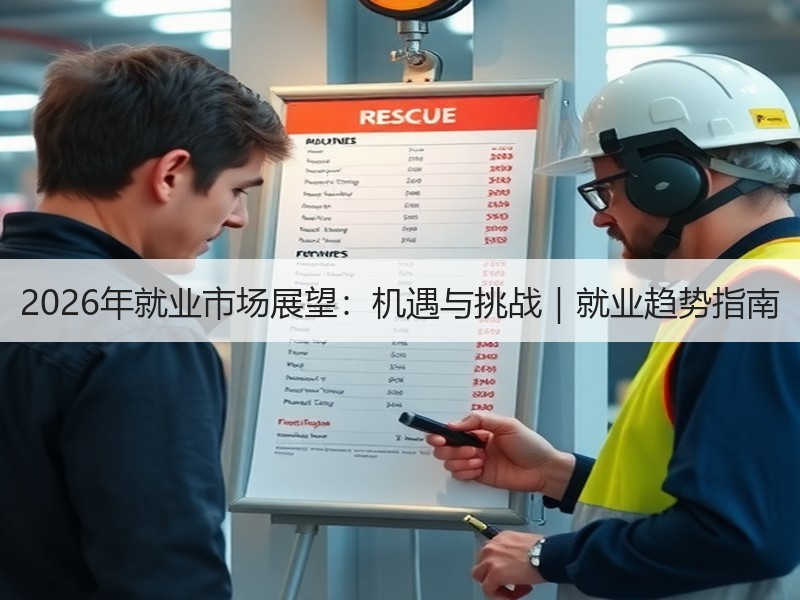2026年就业市场展望：机遇与挑战｜就业