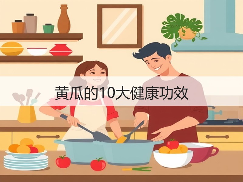 黄瓜的10大健康功效