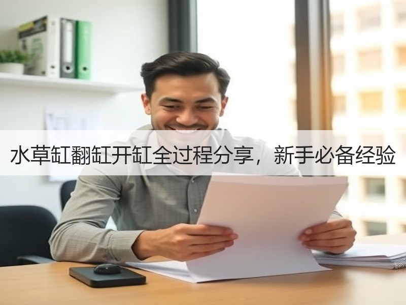 水草缸翻缸开缸全过程分享，新手必备经验