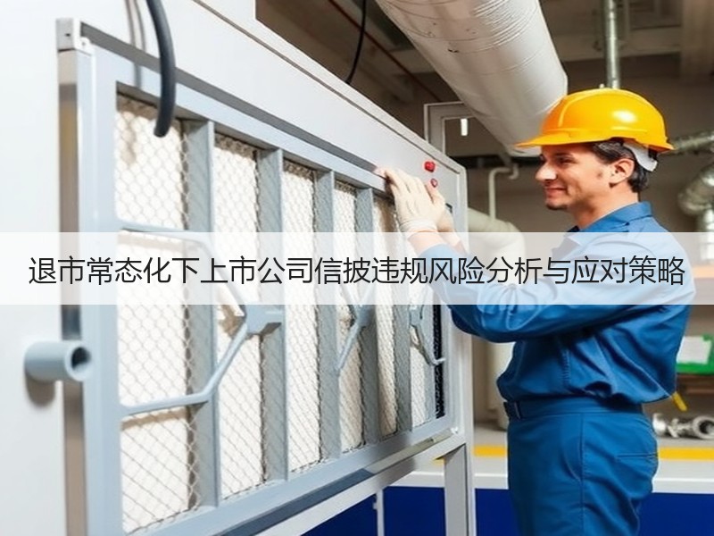 退市常态化下上市公司信披违规风险分析与应