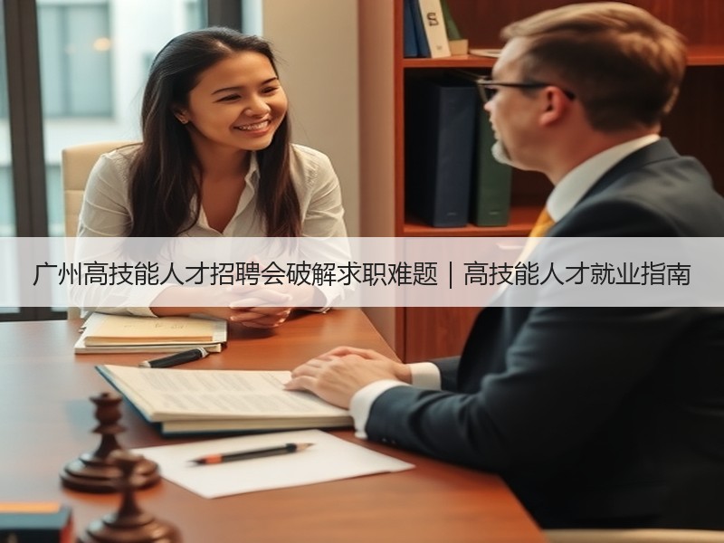 广州高技能人才招聘会破解求职难题｜高技能