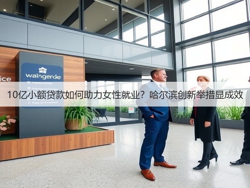 10亿小额贷款如何助力女性就业？哈尔滨创
