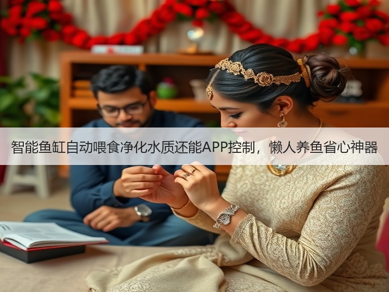 智能鱼缸自动喂食净化水质还能APP控制，