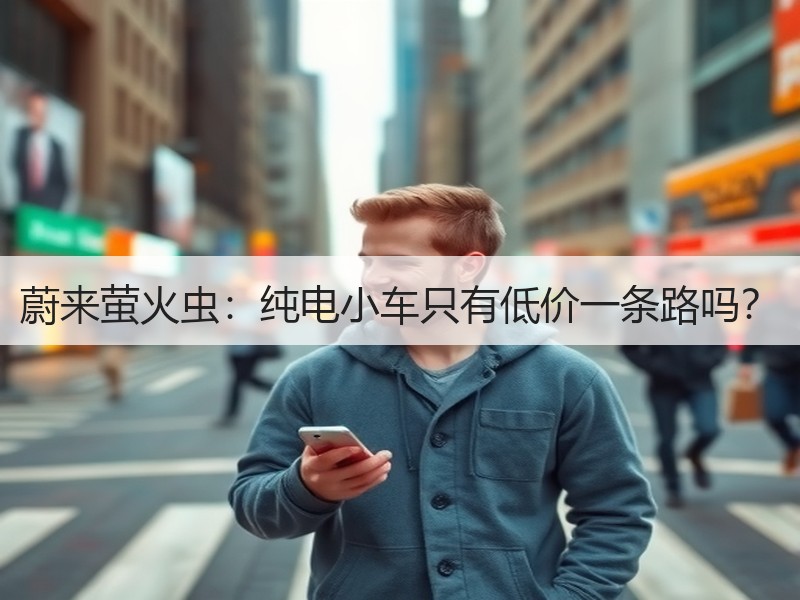 蔚来萤火虫：纯电小车只有低价一条路吗？