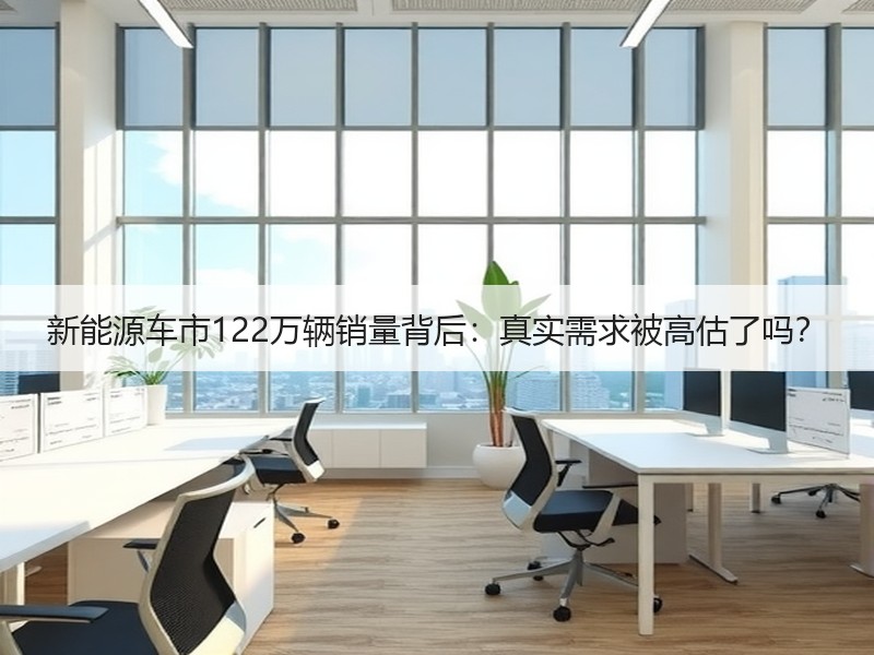 新能源车市122万辆销量背后：真实需求被