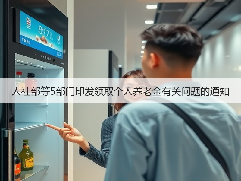 人社部等5部门印发领取个人养老金有关问题