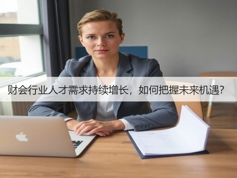 财会行业人才需求持续增长，如何把握未来机