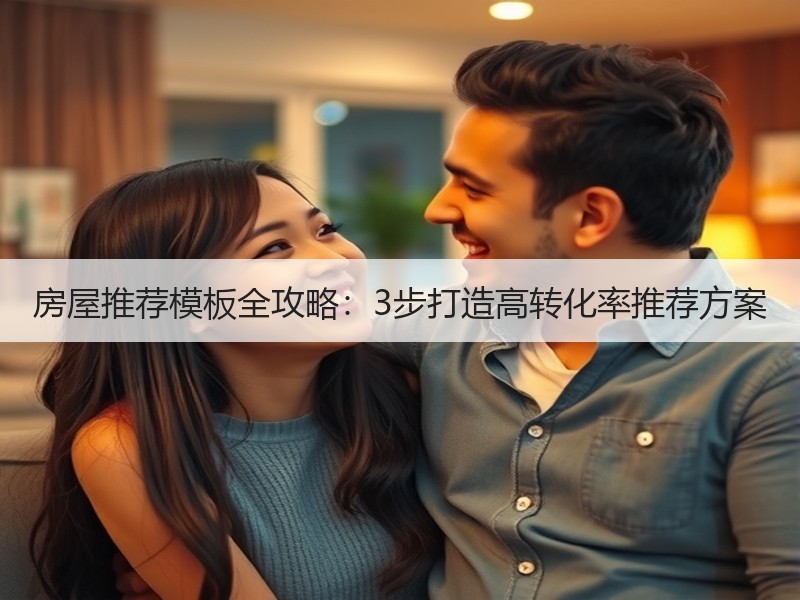 房屋推荐模板全攻略：3步打造高转化率推荐