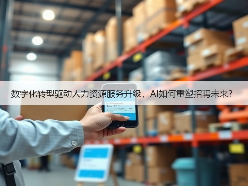 数字化转型驱动人力资源服务升级，AI如何