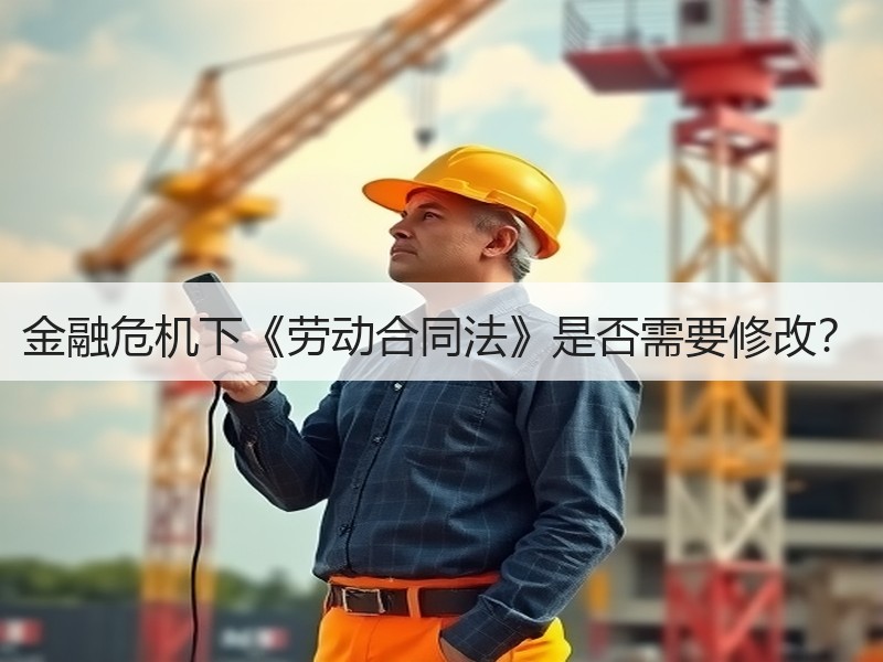 金融危机下《劳动合同法》是否需要修改？