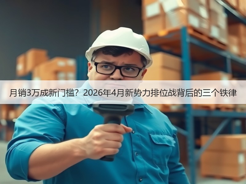 月销3万成新门槛？2026年4月新势力排