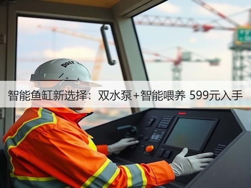 智能鱼缸新选择：双水泵+智能喂养 599