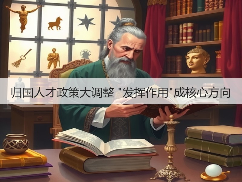 归国人才政策大调整 