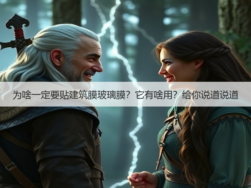 为啥一定要贴建筑膜玻璃膜？它有啥用？给你