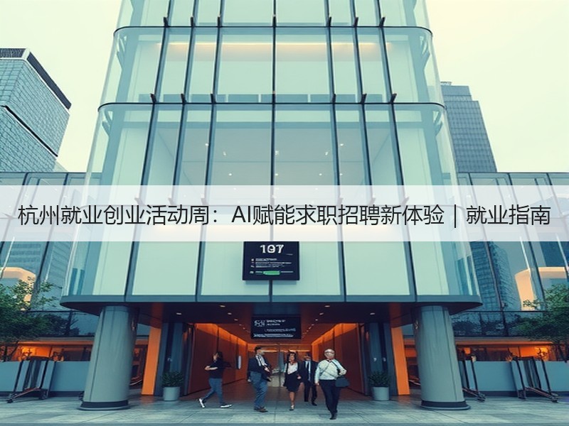 杭州就业创业活动周：AI赋能求职招聘新体