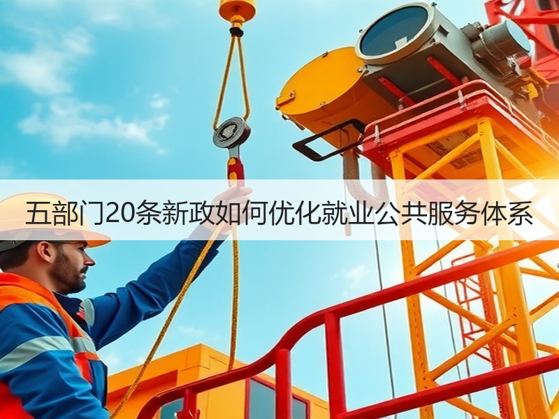 五部门20条新政如何优化就业公共服务体系