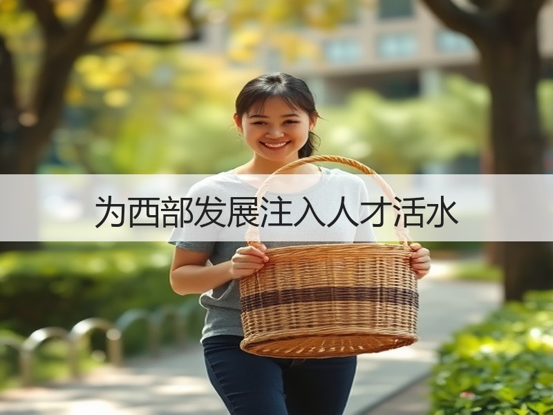 为西部发展注入人才活水