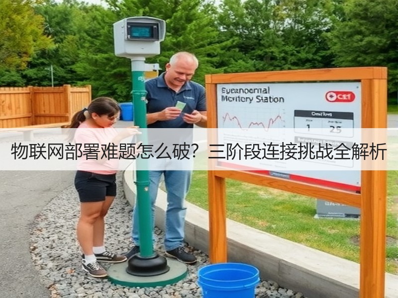 物联网部署难题怎么破？三阶段连接挑战全解