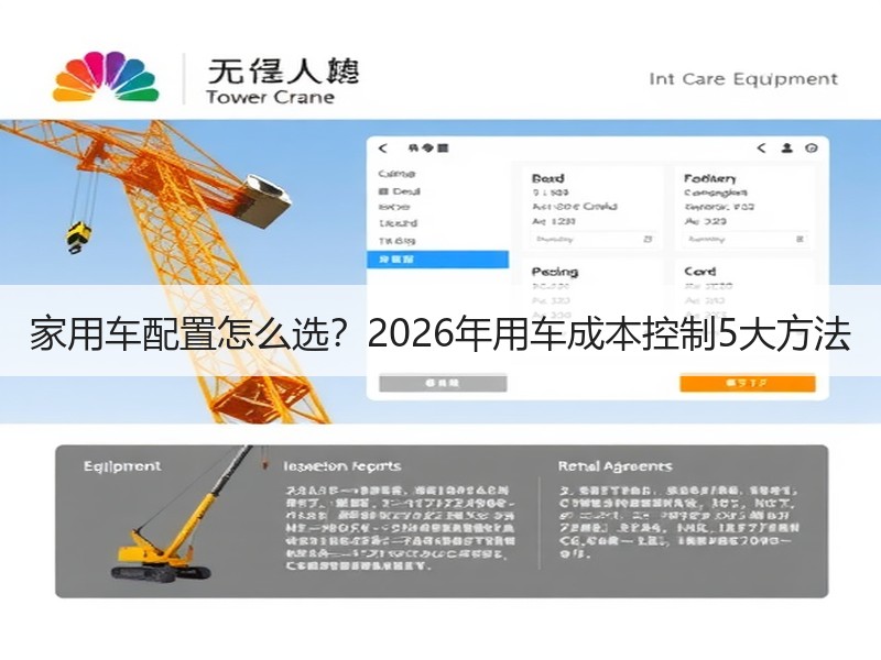 家用车配置怎么选？2026年用车成本控制