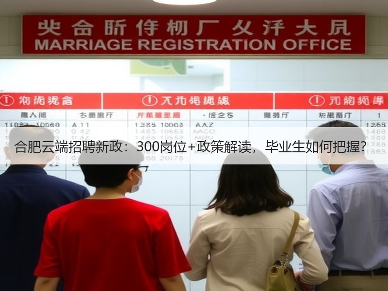 合肥云端招聘新政：300岗位+政策解读，