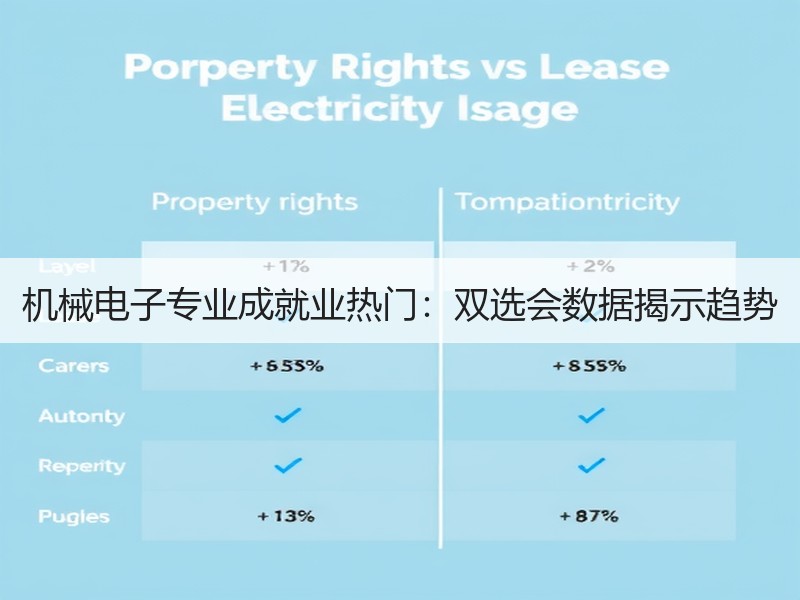 机械电子专业成就业热门：双选会数据揭示趋