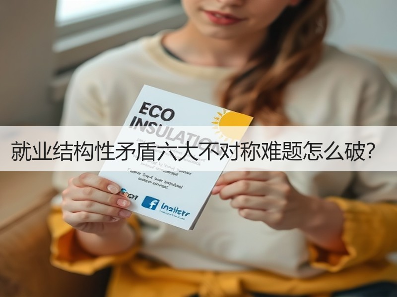 就业结构性矛盾六大不对称难题怎么破？