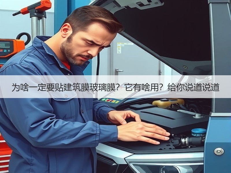 为啥一定要贴建筑膜玻璃膜？它有啥用？给你
