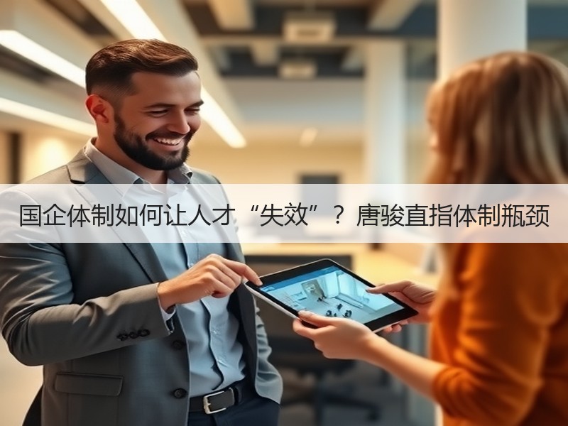国企体制如何让人才“失效”？唐骏直指体制