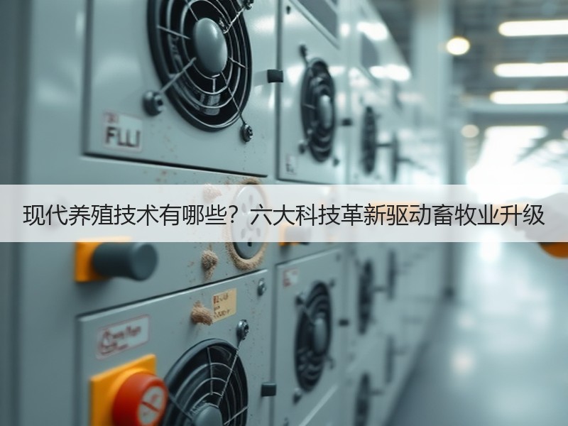 现代养殖技术有哪些？六大科技革新驱动畜牧