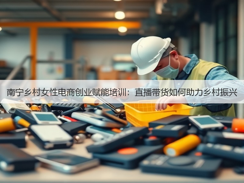 南宁乡村女性电商创业赋能培训：直播带货如