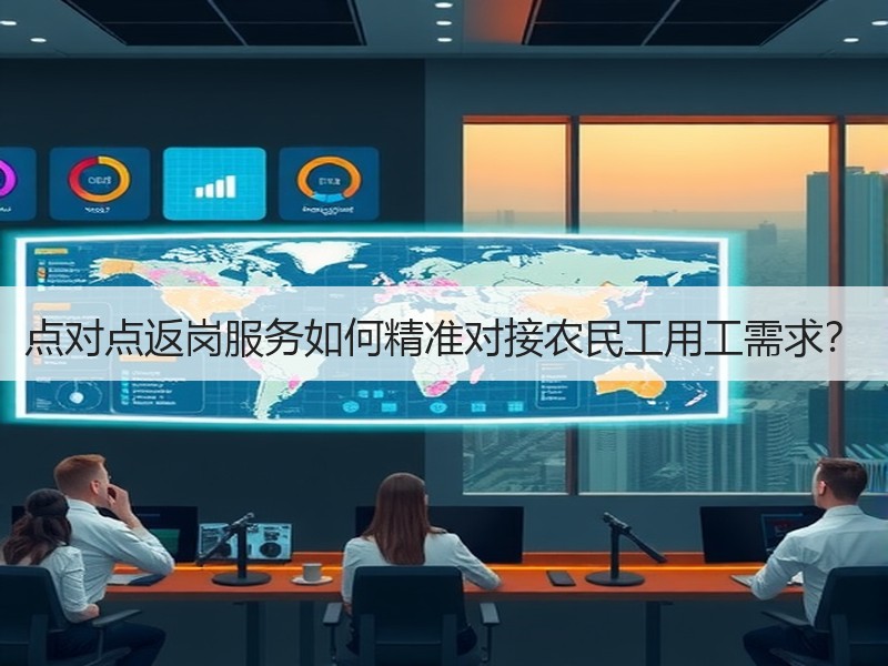 点对点返岗服务如何精准对接农民工用工需求