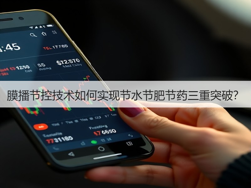 膜播节控技术如何实现节水节肥节药三重突破