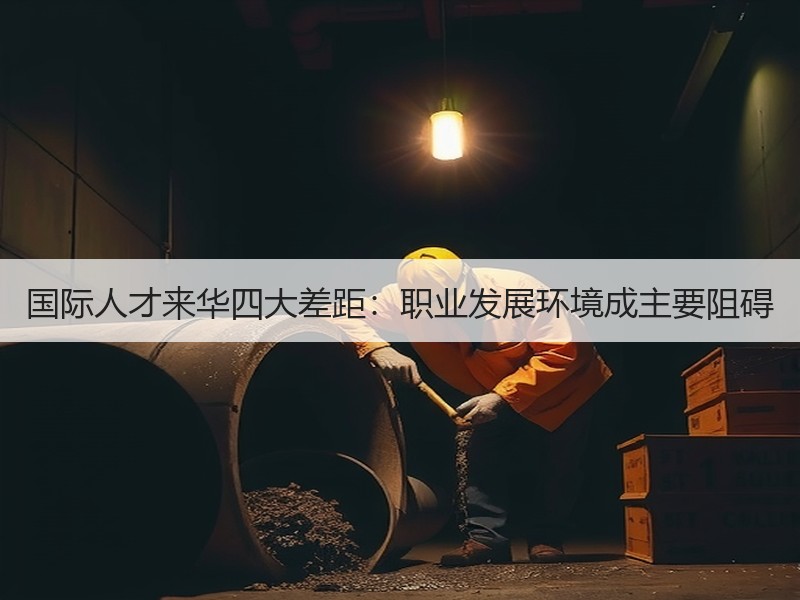 国际人才来华四大差距：职业发展环境成主要