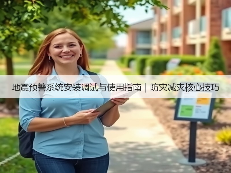 地震预警系统安装调试与使用指南｜防灾减灾