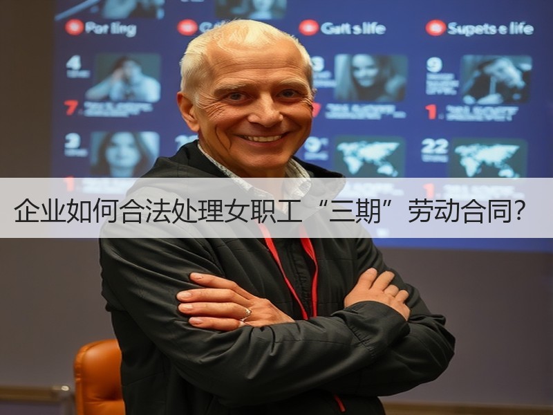 企业如何合法处理女职工“三期”劳动合同？