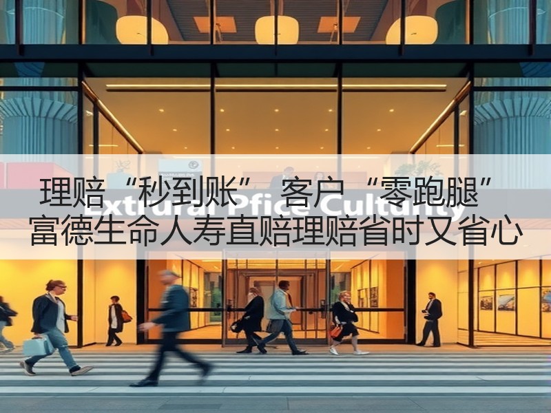 理赔“秒到账” 客户“零跑腿” 富德生命