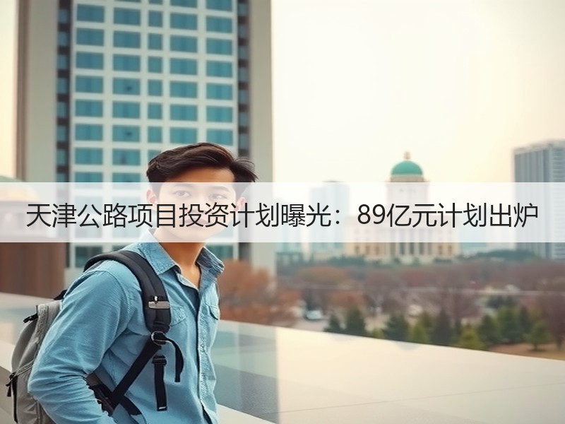 天津公路项目投资计划曝光：89亿元计划出