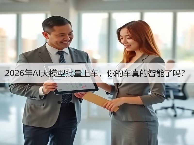 2026年AI大模型批量上车，你的车真的
