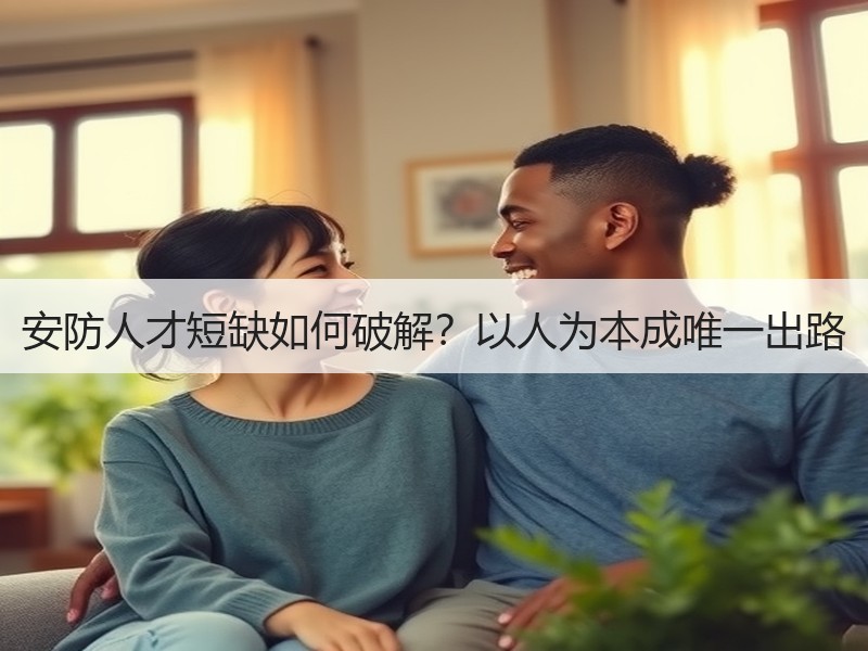安防人才短缺如何破解？以人为本成唯一出路