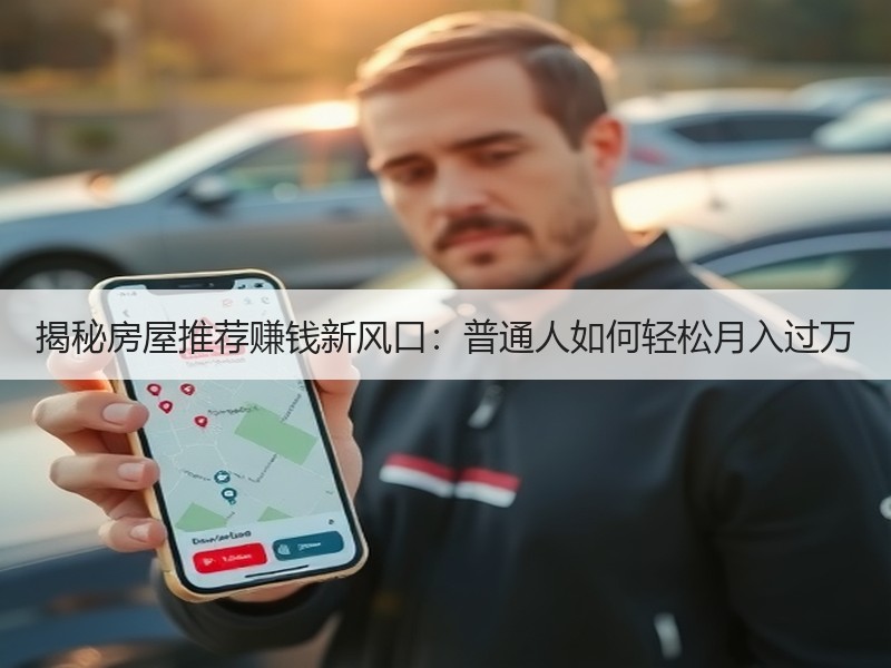 揭秘房屋推荐赚钱新风口：普通人如何轻松月