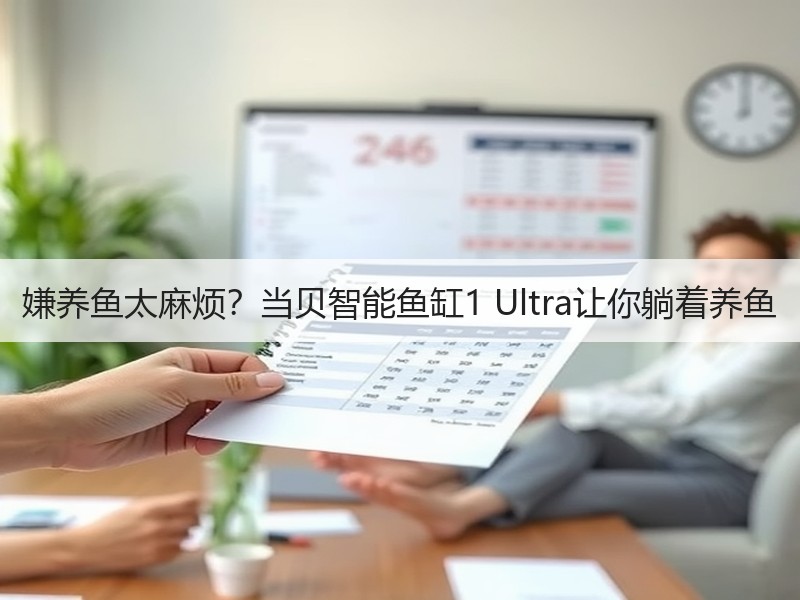 嫌养鱼太麻烦？当贝智能鱼缸1 Ultra