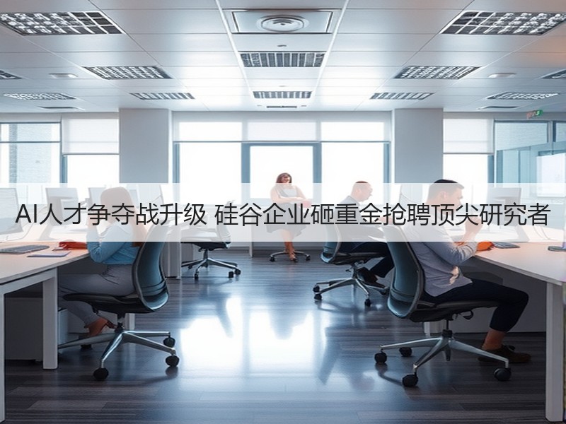 AI人才争夺战升级 硅谷企业砸重金抢聘顶