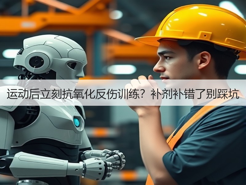 运动后立刻抗氧化反伤训练？补剂补错了别踩