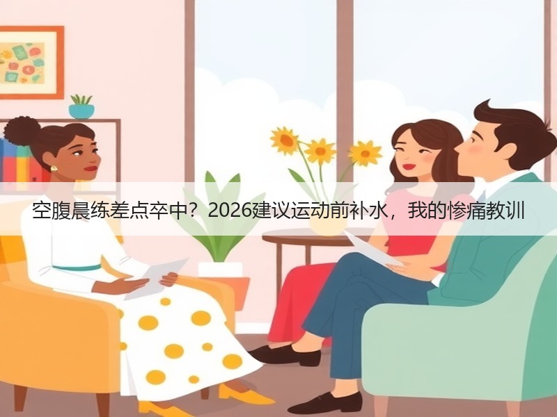 空腹晨练差点卒中？2026建议运动前补水