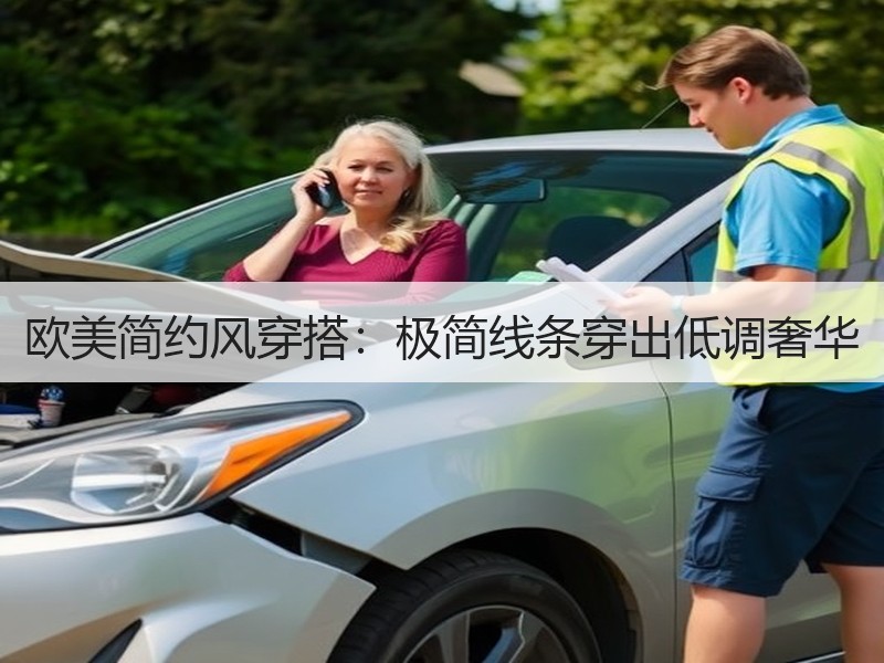 欧美简约风穿搭：极简线条穿出低调奢华